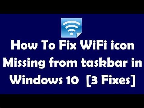 C Mo Poner El Cono De Red Wifi En La Barra De Tareas En Windows