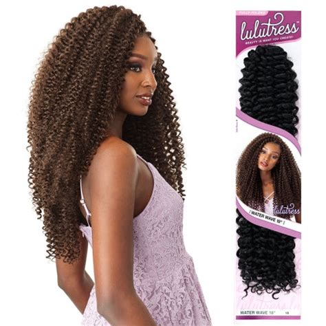 Sensationnel Synthetic Hair Crochet Braids Lulutress Water Wave 18 Beauty Supply Usa