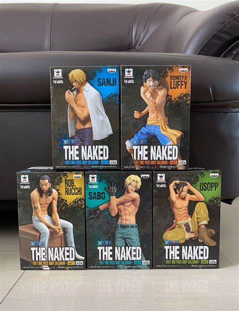 One Piece Naked Series Luffy Sanji Usopp Rob Sabo Hobbies Toys