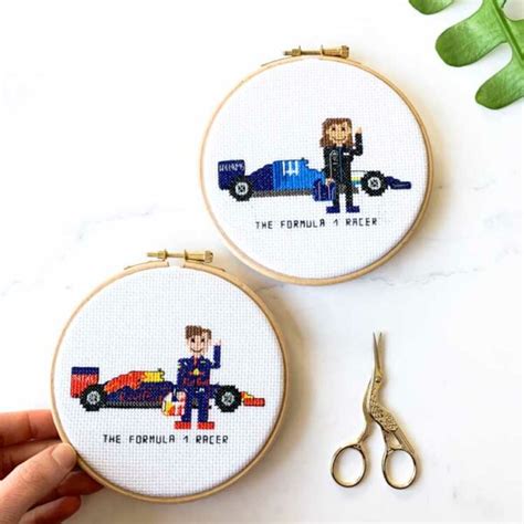 Sport Cross Stitch Patterns Studio Koekoek Sustainable Craft Kits