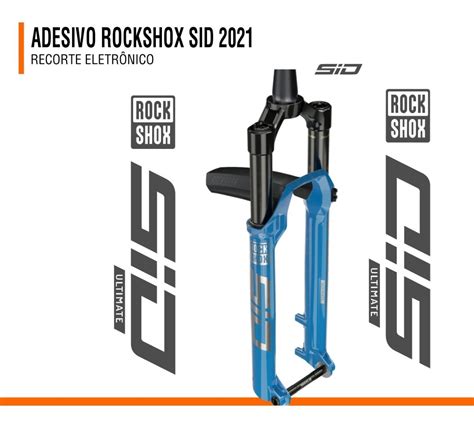 Adesivo Rock Shox Sid Ultimate Escolha As Cores Artmix Adesivos