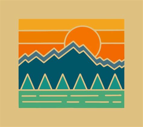 Premium Vector Wyoming Grand Teton National Park Vector Design For