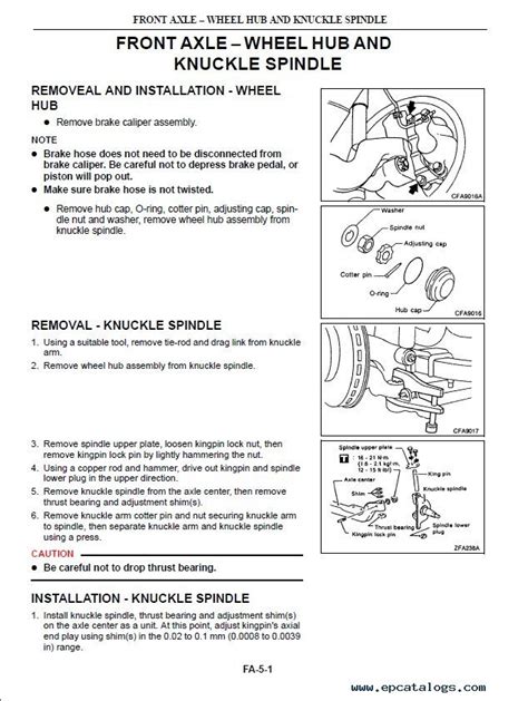 Nissan UD Trucks 4x2 Forward Control 2005-2007 Service PDF