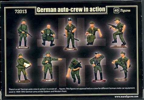 Mars Figures 1 72 German World War Ii Auto Crew In Action Figure Set Ebay