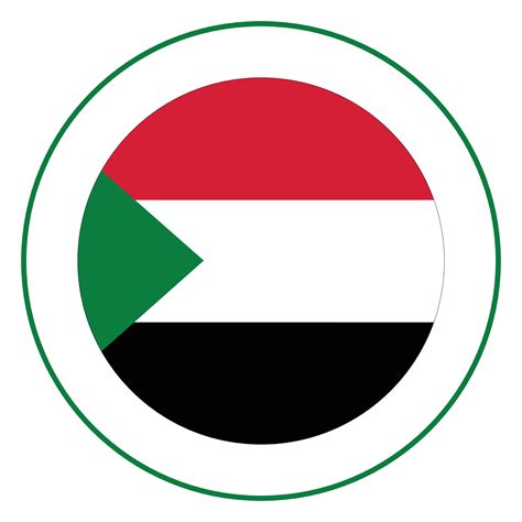 Sudan Flag. Flag of Sudan in design shape 24537444 Vector Art at Vecteezy