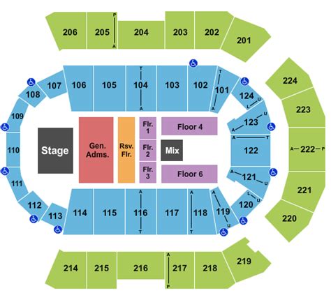 Spokane Arena Tickets Seating Chart Event Tickets Center