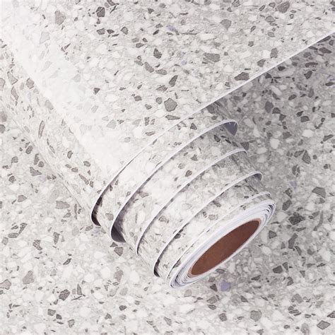 Funstick X Granite Contact Paper For Countertops Waterproof Grey