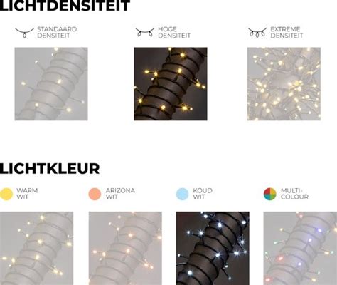 Stella LED Lichtslinger 20 M 300 Leds Koudwit Groene Kabel Voor