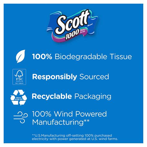 Scott 1000 Sheets Per Roll Toilet Paper, 30 Rolls, Bath Tissue, 30 count - Discounttoday.net