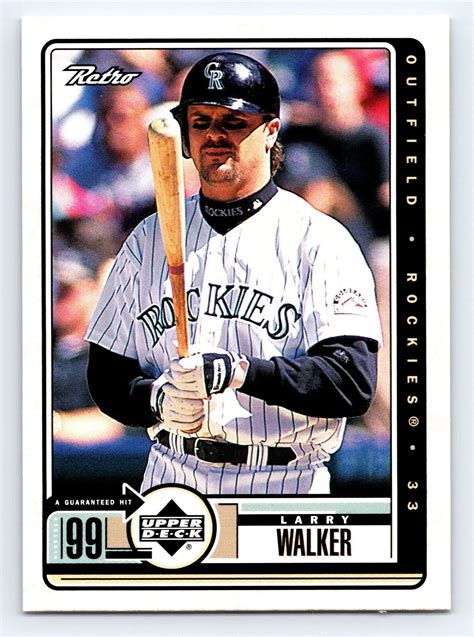 Upper Deck Retro Larry Walker For Sale Online Ebay