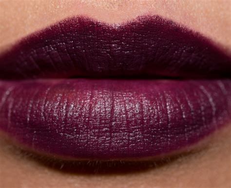 MAC Smoked Purple Lipstick Review, Photos, Swatches