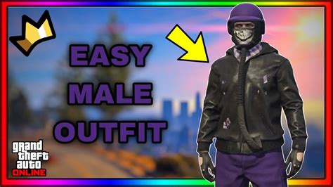 GTA 5 ONLINE EASY TRYHARD MALE PURPLE JOGGERS CLOTHING GLITCH OUTFIT