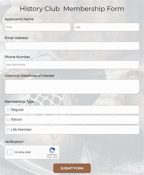 Online Library Membership Form Template 123FormBuilder