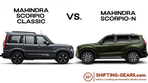 2022 Mahindra Scorpio Classic Vs Scorpio N Price Comparison