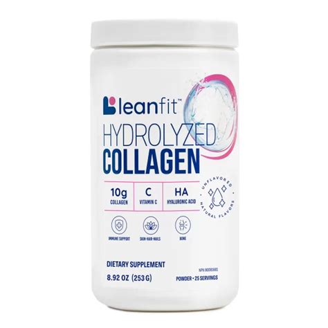 Whey Leanfit Hydrolyzed Collagen Unflavored Leanhd Women S