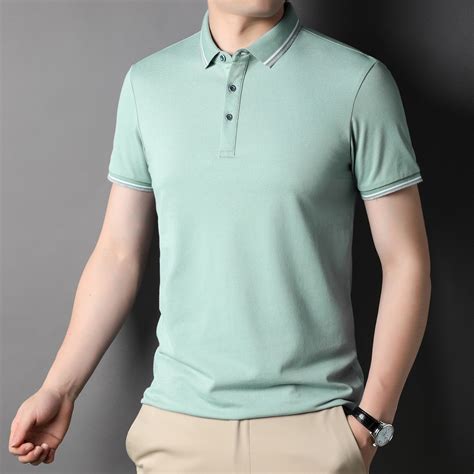 Jonas Short Sleeve Polo Shirt Light Green M Atom Polos Touch