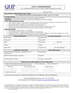 Fillable Online General Prior Authorization Form FAX COMPLETED Fax