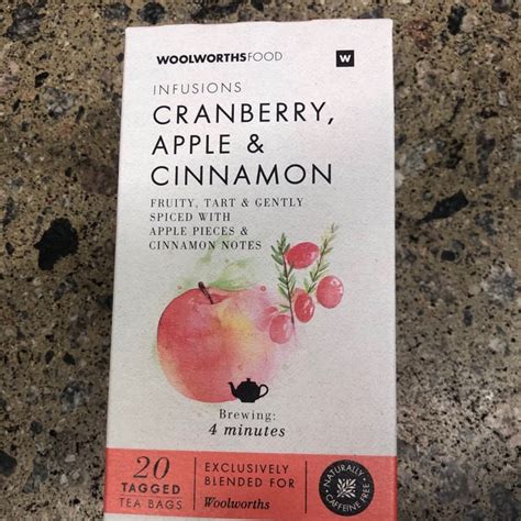 Woolworths Food Cranberry Apple Cinnamon Tea Review Abillion