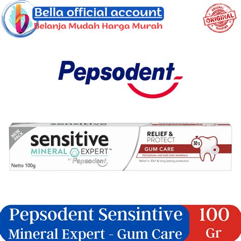 PEPSODENT Sensitive Expert Gum Care Pasta Gigi Anti Bakteri 100 Gr