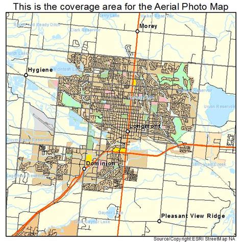 Aerial Photography Map of Longmont, CO Colorado