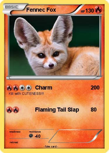 Pokémon Fennec Fox 26 26 - Charm - My Pokemon Card