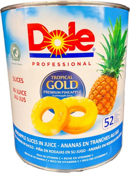 Dole Tropical Gold Ananas Bucati In Suc Propriu Buc X G