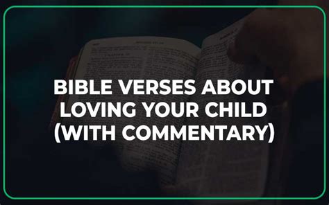 35 Bible Verses About Loving Your Child - Scripture Savvy