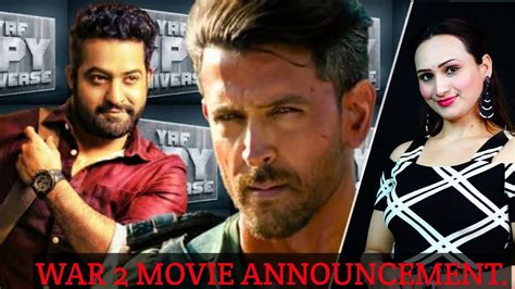 War Movie Coming Hrithik Roshan And Junior Ntr The Biggest