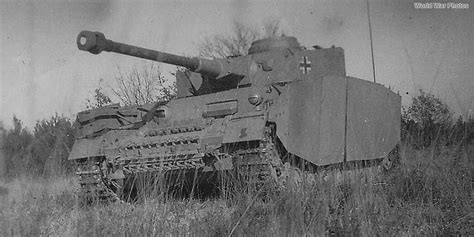 Panzer IV Ausf H Front View World War Photos