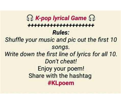 Kpop Lyrics Poem • | K-Pop Amino