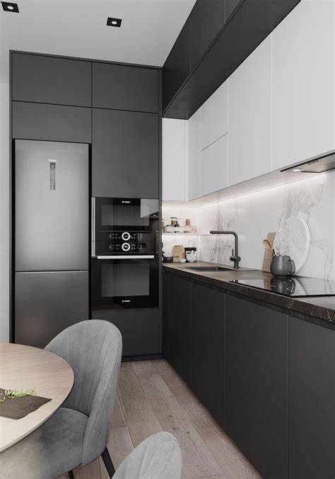 ГраФитовая кухня в современном стиле Design cucine Arredo interni