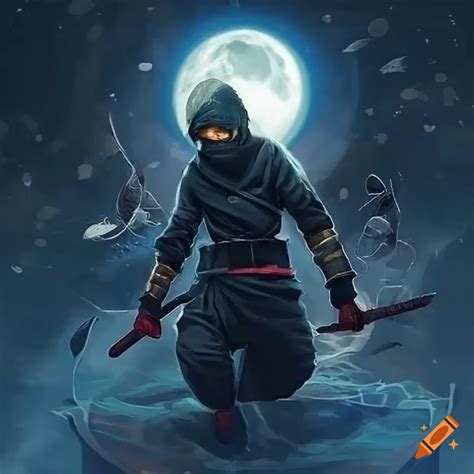 Image Of A Moon Ninja On Craiyon