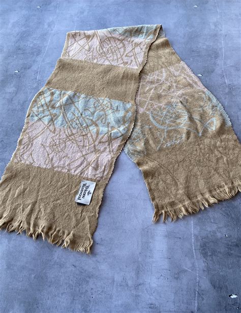 Vintage 💥Vintage Vivienne Westwood monogram wool scarf rare | Grailed