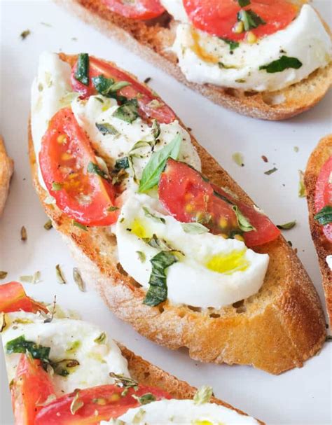 Bruschetta With Mozzarella The Clever Meal