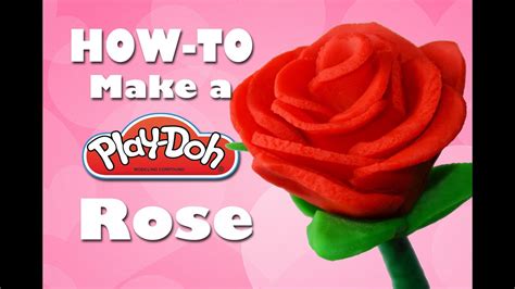 ️ How To Make A Play Doh Rose ️ Handmade Ts For Valentines Day