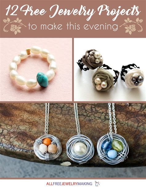 12 Free Jewelry Projects To Make This Evening Ebook