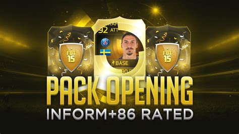 PACK OPENING IBRAHIMOVIC SIF IN A PACK IF 86 RATED YouTube