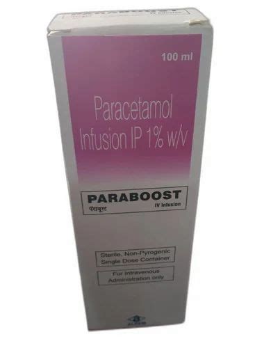 Paraboost Iv Infusion Ml Ml Paracetamol Infusion Ip For