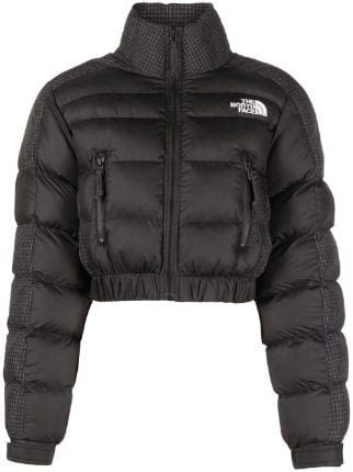 The North Face Nuptse Cropped Puffer Jacket Farfetch