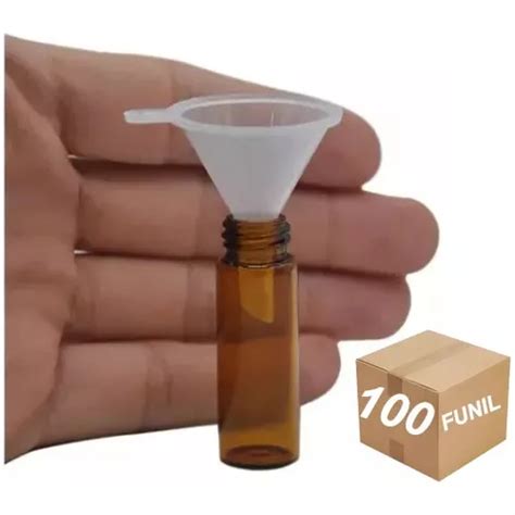 100 Mini Funil Descartável P Perfume Aromaterapia Parcelamento sem