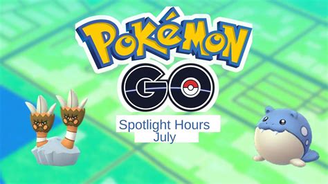 Pokemon Go Spotlight Hour Schedule For July 2024 Dexerto