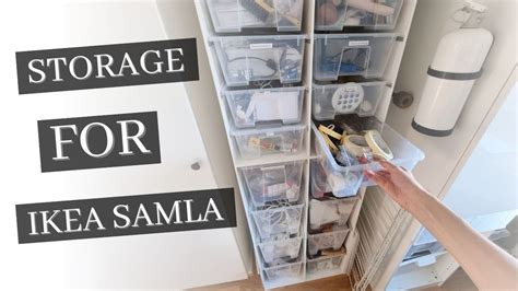 Smart Storage Rack For IKEA Samla Boxes YouTube