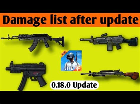 New Dangerous Gun Mp K Damage Test Pubg Lite Gun Damage List Gun