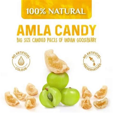 Natural Organic Amla Candy Sweet Packaging Type Loose Packaging Size