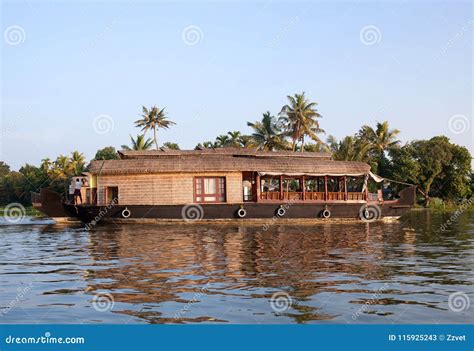 Houseboat In Kerala, India Editorial Photo | CartoonDealer.com #77550303