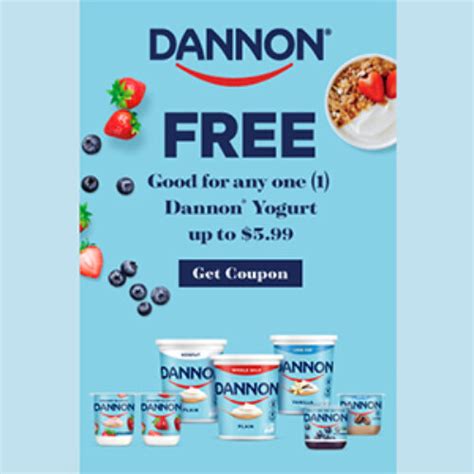 Free Dannon Yogurt W Coupon Free 4 Seniors