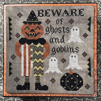 Scarlett House Ghosts and Goblins - Cross Stitch Pattern - 123Stitch