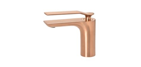 Monocomando Para Lavat Rio Mm Rainbow Brushed Rose Gold Doka Condec