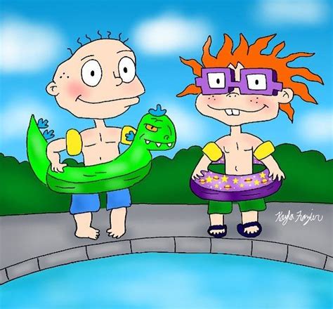 Happy First Day Of Summer ☀️ 🏖 Heres My Digital Drawing Of Tommy And Chuckie At The Pool