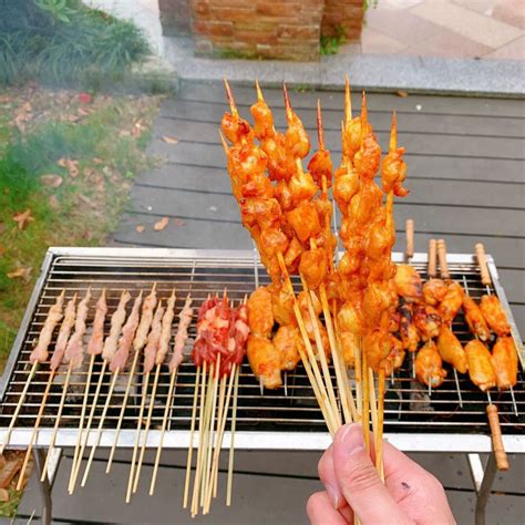 Biodegradable Round Cm Barbecue Bamboo Stick Skewers Cm Buy Cm